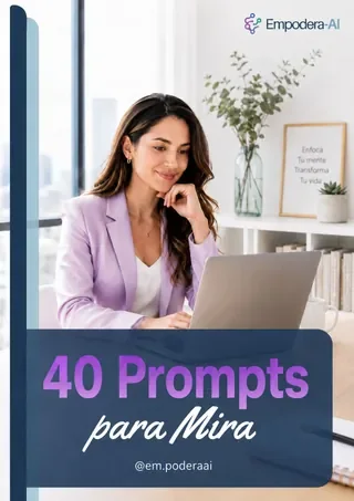 Capa do bônus 40 Prompts para Mira